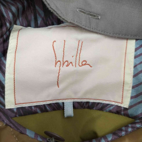 シビラ Sybilla ライナー付きコート ステンカラーコート レディース M