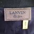 ランバン LANVIN ニット カーディガン 長袖 シルクコットン 切替 クルーネック レディース JPN:XS