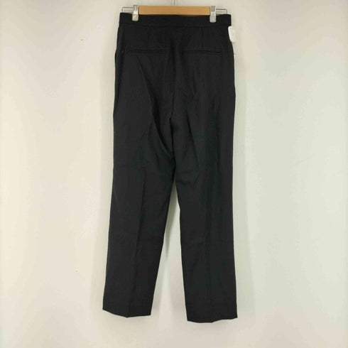 スピックアンドスパン Spick and Span 22AW PL/WO ギャバ テーパードパンツ ジップフライ タック レディース 38