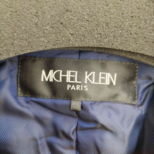 ミッシェルクラン MICHEL KLEIN ダブルブレストツイードダウンジャケット テーラードジャケット レディース 38