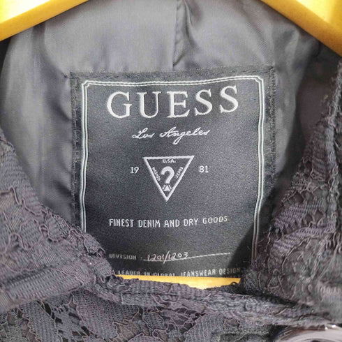 ゲス GUESS レースダブルコート スプリングコート チェスター ミドル丈 レディース JPN:S