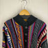 PAITITI WOOLENS CO. 総柄 アルパカニット カーディガン レディース import:M