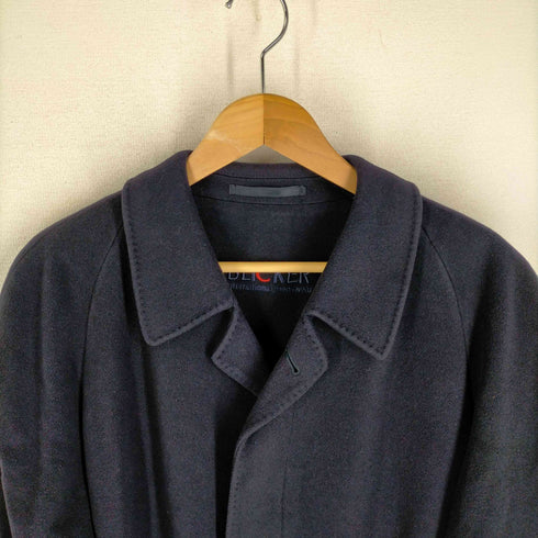 BLICKER 比翼カシミヤステンカラーコート メンズ