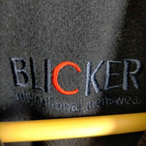 BLICKER 比翼カシミヤステンカラーコート メンズ