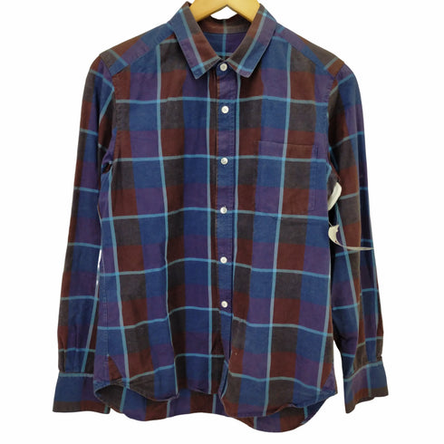 ウル URU 14AW ウィンドウペンブロックチェックシャツ メンズ JPN:44
