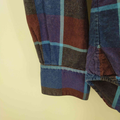 ウル URU 14AW ウィンドウペンブロックチェックシャツ メンズ JPN:44