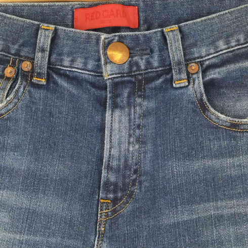 レッドカード RED CARD 加工デニムパンツ ジーンズ スリム ストレッチ レディース 24