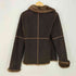 トラサルディ TRUSSARDI フェイクムートン ダブルブレストジャケット レディース EUR:42