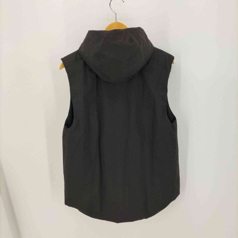 モノビ MONOBI イタリア製 AIR VEST 中綿 フーデット ジャケット ベスト メンズ JPN:S