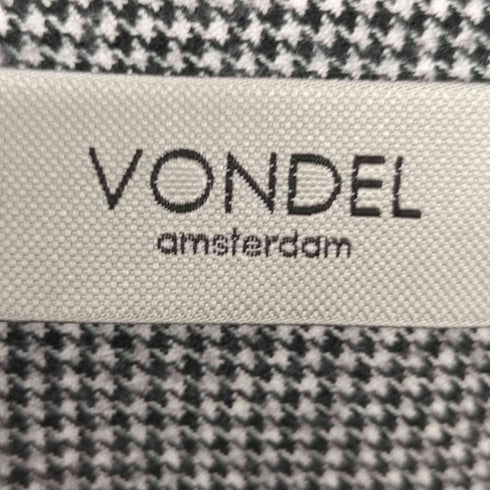 フォンデル VONDEL ウール 千鳥柄 ラップ調スカート ロング レディース 38