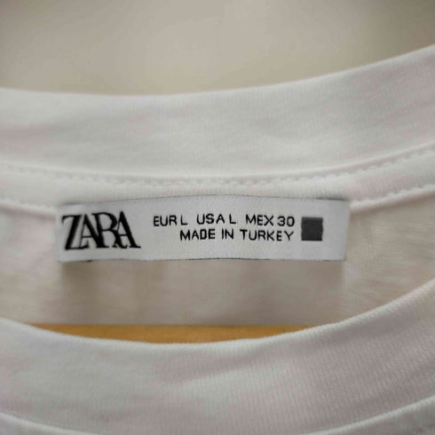 ザラ ZARA フリントプリントTシャツ レディース JPN:L