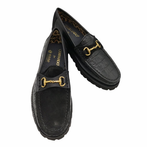 カミナンド CAMINANDO 別注 MONTAGNA BIT COMBI LOAFERS メンズ JPN:25
