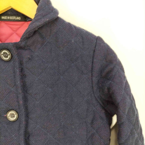 トラディショナルウェザーウェア Traditional Weatherwear 英国製 スタンドカラー ウールキルティングコート レディース 32