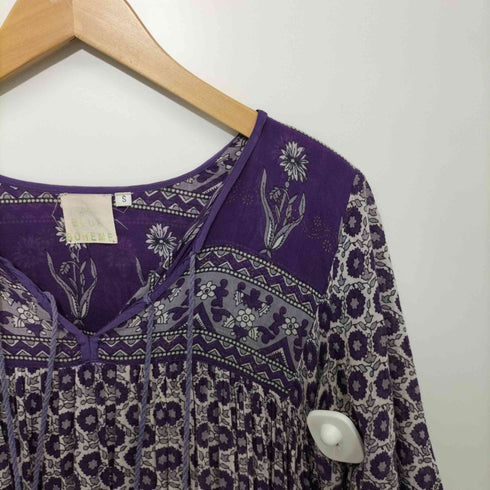 ブルーボヘム BLUE BOHEME 18SS インド綿ワンピース バンダナ柄 レディース S