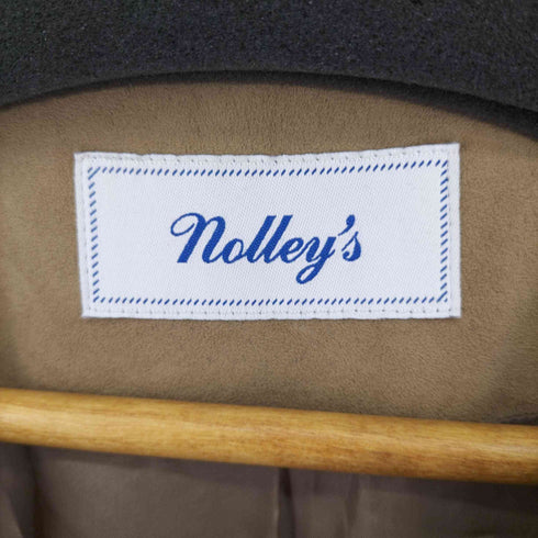 ノーリーズ NOLLEYS ポリスエードジャケット ノーカラー 総裏地 クルーネック 38 レディース JPN:38
