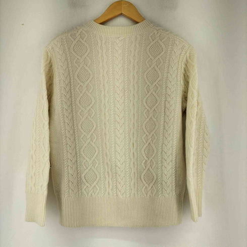 ジェイプレス J.PRESS 21AW ウール スキッパー ケーブルニット セーター プルオーバー レディース import:S