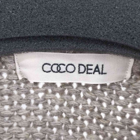 ココディール COCO DEAL ローゲージショートニットガウン ウール混 レディース JPN:2