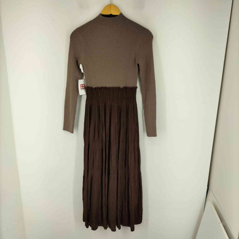 フレイアイディー FRAY I.D 19AW プリーツコンビニットワンピース レディース FREE