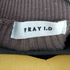 フレイアイディー FRAY I.D 19AW プリーツコンビニットワンピース レディース FREE