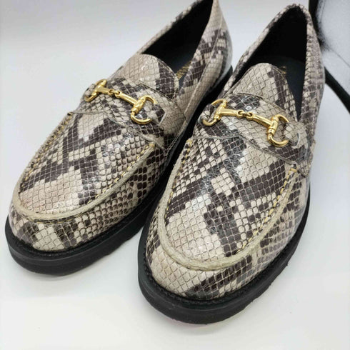カミナンド CAMINANDO パイソン柄 FLAT BIT LOAFERS メンズ JPN:25