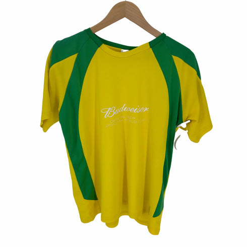 バドワイザー Budweiser 企業ロゴ サッカーゲーム Tシャツ メンズ