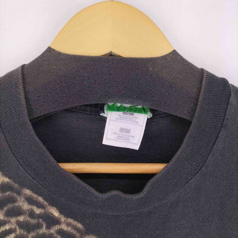 ナチュール NATURE 90s シングルステッチ 両面ヒョウプリント s/stシャツ メンズ JPN:L