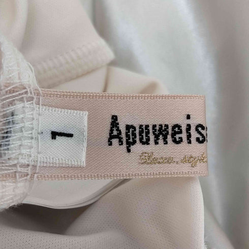 アプワイザーリッシェ Apuweiser riche 19AW プリーツキャミ付3WAY 花柄 ロングニットワンピース レディース 1