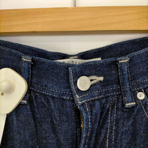 カリテ qualite e JEANS ストレートワイドデニム クロップド レディース JPN:34