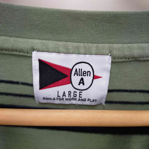 ジャーナルスタンダードレリューム JOURNAL STANDARD relume オーバーダイ ボーダーTシャツ メンズ JPN:L