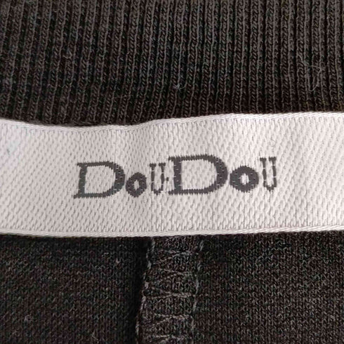 ドゥドゥ DouDou ドルマン切替 七分袖 ロングワンピース レディース FREE