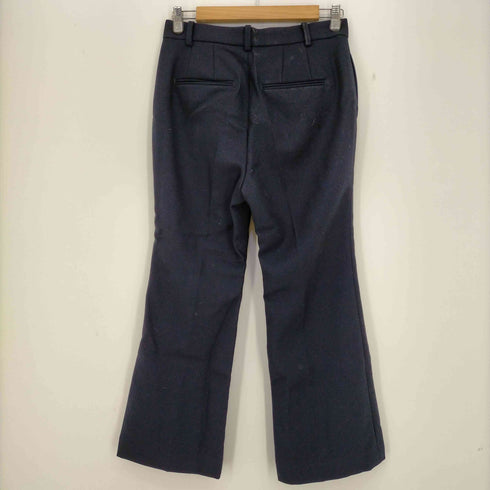 プラージュ PLAGE ジップフライ センタープレス ウールタックパンツ レディース 38