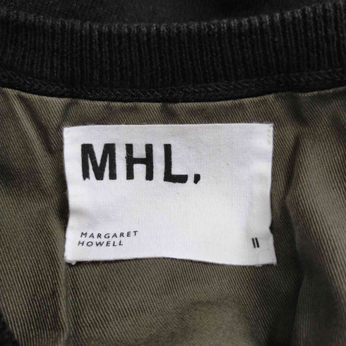 エムエイチエル MHL. コットンリネン プルオーバー クルーネックニット メンズ JPN:2