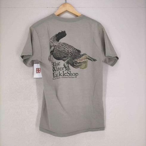 ヘインズ Hanes Blue Water Tackleshop 両面プリントクルーネックTシャツ メンズ JPN:M
