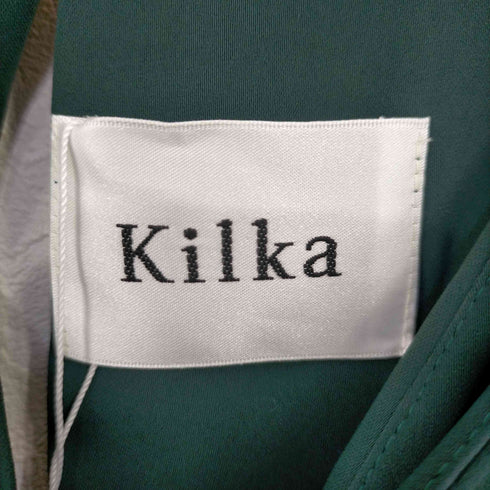 キルカ KILKA 洗えてシワになりにくいオケージョンフレア袖ワンピース レディース JPN:1