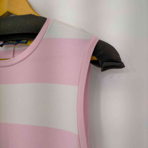 ポロラルフローレン POLO RALPH LAUREN ボーダーノースリーブワンピース レディース JPN:L