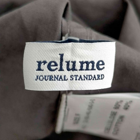 ジャーナルスタンダードレリューム JOURNAL STANDARD relume 22AW 製品染めオーバーシャツ ブラウス レディース FREE