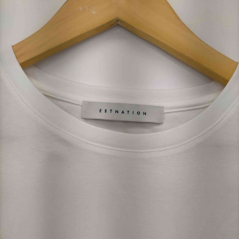 エストネーション ESTNATION ディオラマショートスリーブクルーネックTシャツ メンズ JPN:M