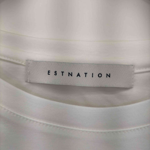 エストネーション ESTNATION ディオラマショートスリーブクルーネックTシャツ メンズ JPN:M