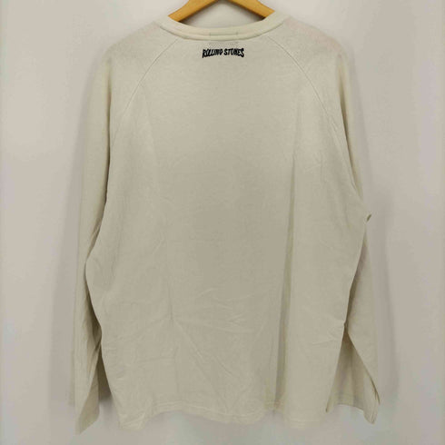 エマクローズ EMMA CLOTHES 別注 ロックプリント オーバーサイズ ピグメント加工 長袖Tシャツ メンズ JPN:L
