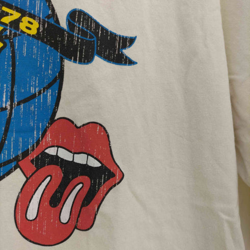 エマクローズ EMMA CLOTHES 別注 ロックプリント オーバーサイズ ピグメント加工 長袖Tシャツ メンズ JPN:L