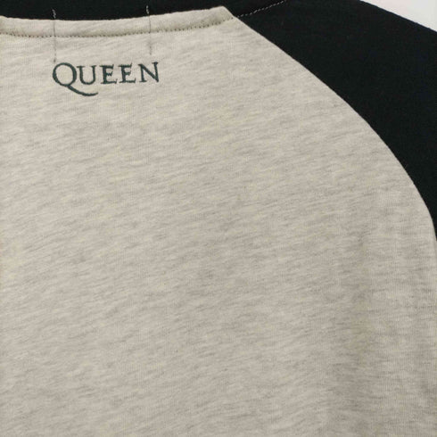 エマクローズ EMMA CLOTHES 別注 ロックプリント オーバーサイズ ピグメント加工 長袖Tシャツ メンズ JPN:L