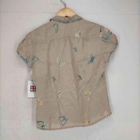 マックスマーラ ウィーケンドライン Max Mara WEEKEND LINE シルク100 バタフライ&フラワーデザイン セットアップ レディース M