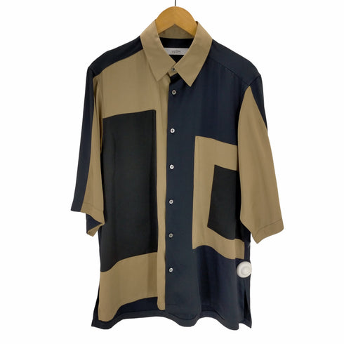 ウジョー Ujoh Multiple Half Sleeve SHIRT 日本製 切替デザイン半袖シャツ メンズ JPN:2