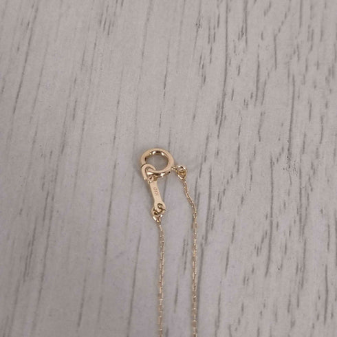 ルボンボン les bon bon diamond chain necklace K10ストーントップゴールドネックレス レディース
