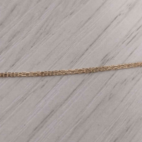 ルボンボン les bon bon diamond chain necklace K10ストーントップゴールドネックレス レディース