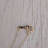 ルボンボン les bon bon diamond chain necklace K10ストーントップゴールドネックレス レディース