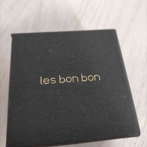 ルボンボン les bon bon diamond chain necklace K10ストーントップゴールドネックレス レディース