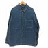 ユニクロ UNIQLO ストライプ デニム ワークジャケット メンズ JPN:XL