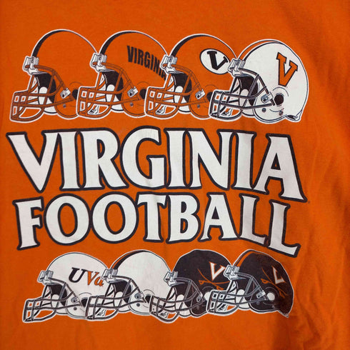 ヘインズ Hanes VIRGINIA FOOTBALL クルーネックTシャツ メンズ