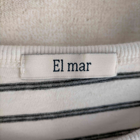 el mar クルーネックボーダーカットソー レディース ONE SIZE